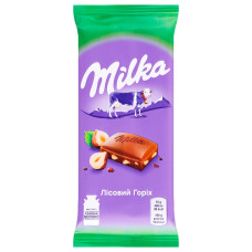 Шоколад Мілка 90г з горіхом