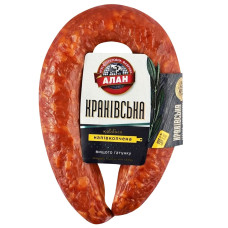 Ковбаса Краківська н/г в/г нат/обол (ваг) Алан ДСТУ