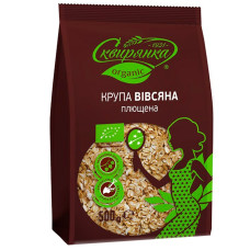 Крупа вівсяна Сквирянка 500г плющена Органік